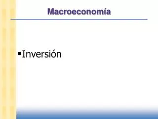 macroeconom a