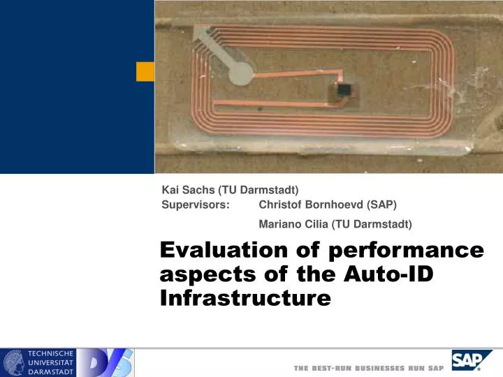 evaluation of performance aspects of the auto id infrastructure