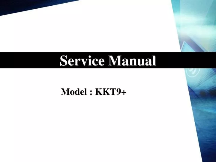 service manual