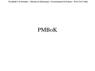 pmbok