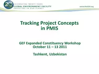 Tracking Project Concepts in PMIS