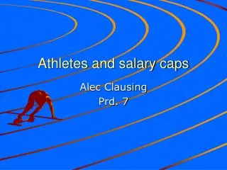 Athletes and salary caps