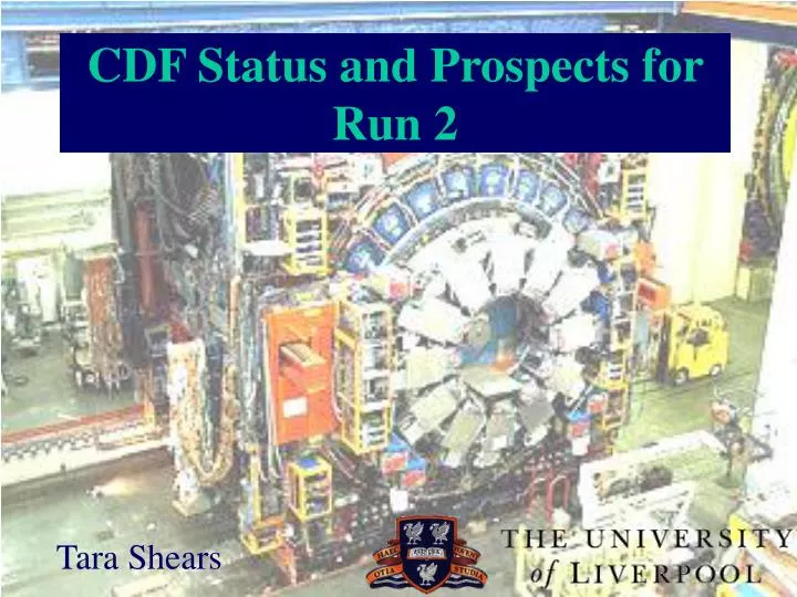 cdf status and prospects for run 2