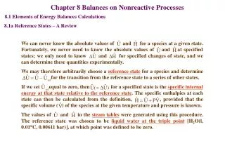 Chapter 8 Balances on Nonreactive Processes
