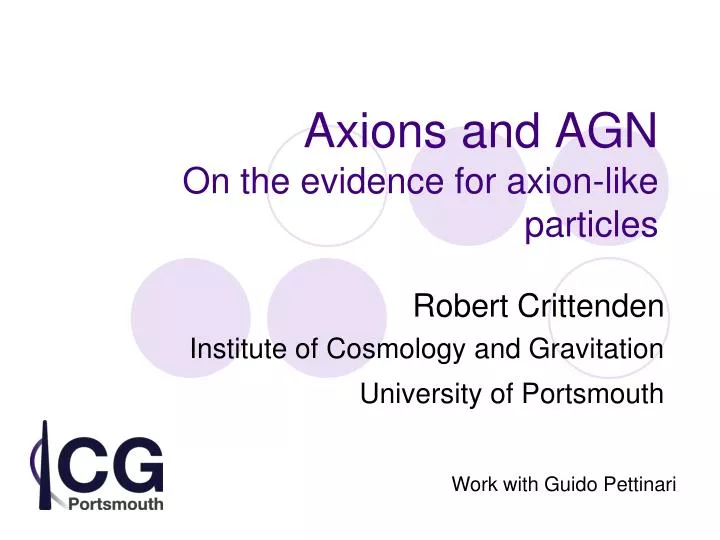 axions and agn on the evidence for axion like particles