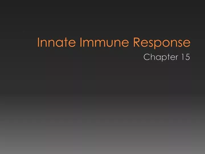 innate immune response