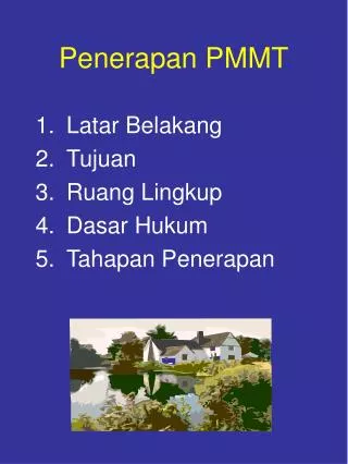 penerapan pmmt