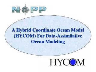 A Hybrid Coordinate Ocean Model (HYCOM) For Data-Assimilative Ocean Modeling