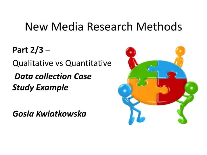 new media research methods