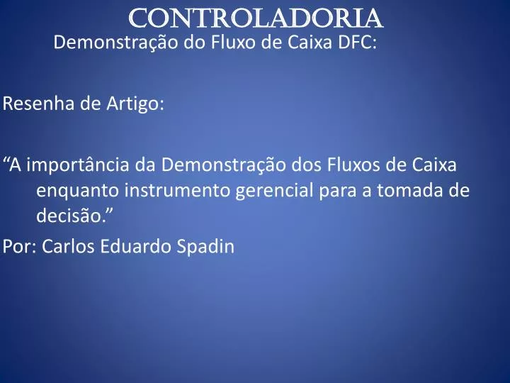 controladoria