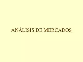 an lisis de mercados
