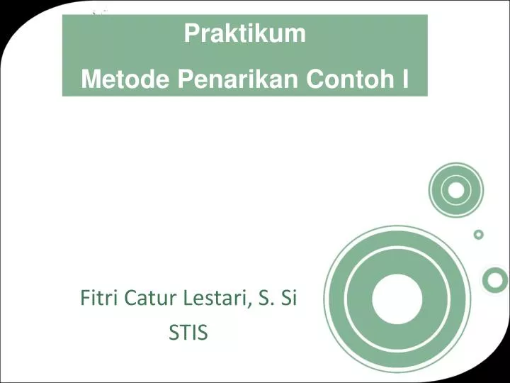 fitri catur lestari s si stis