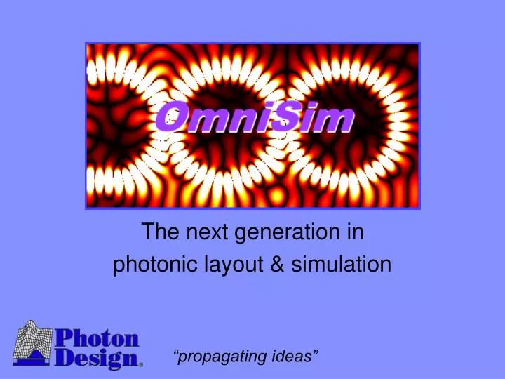 the next generation in photonic layout simulation