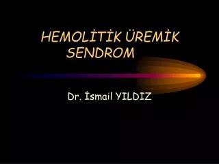 hemol t k rem k sendrom