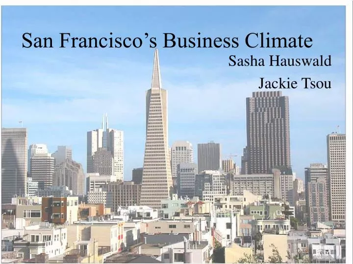 san francisco s business climate