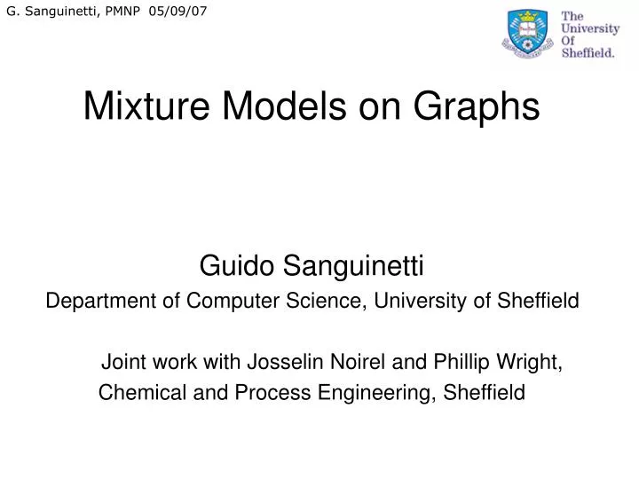 mixture models on graphs