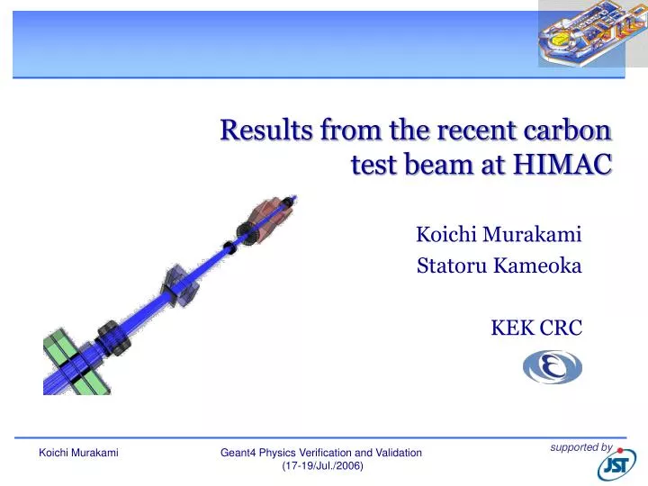 results from the recent carbon test beam at himac