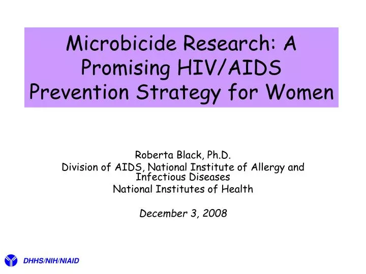 microbicide research a promising hiv aids prevention strategy for women