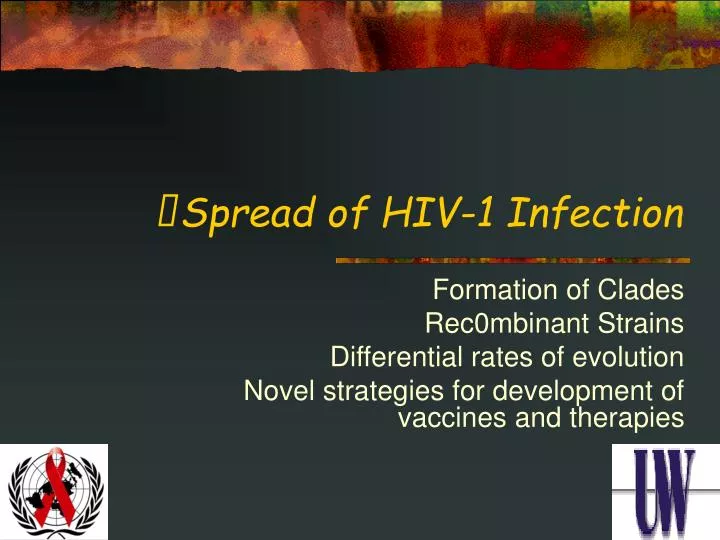spread of hiv 1 infection