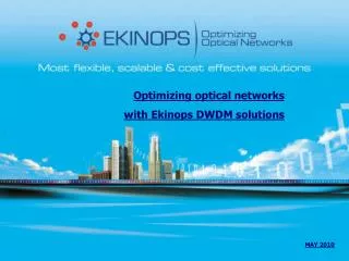 Optimizing optical networks with Ekinops DWDM solutions