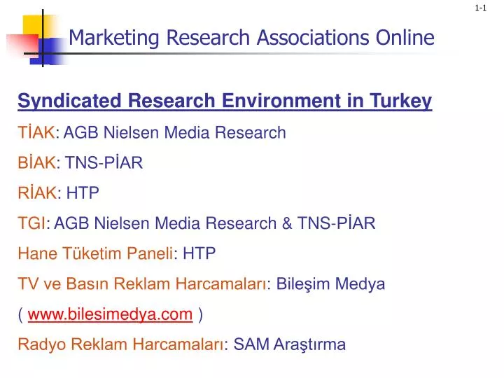 marketing research associations online
