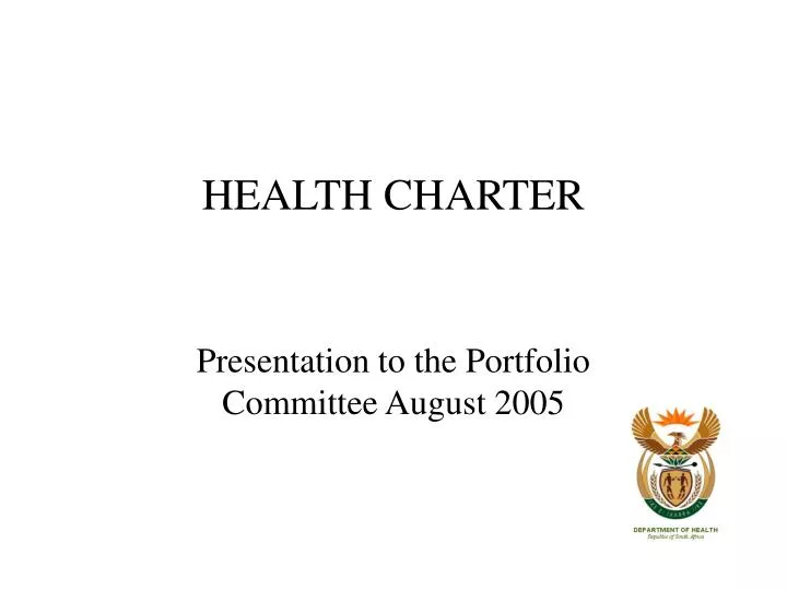 health charter
