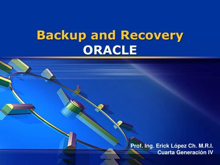 backup and recovery oracle