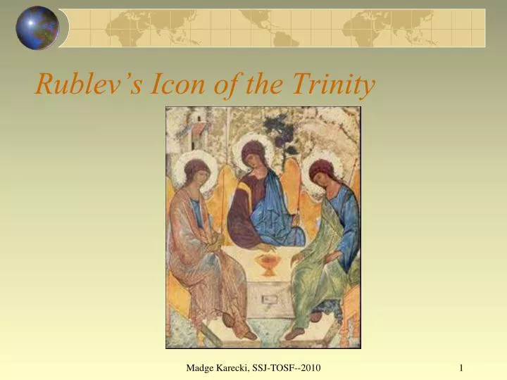 rublev s icon of the trinity