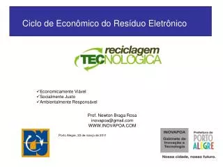 ciclo sustent vel do res duo tecnol gico cdl rs