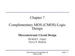 Chapter 7 Complementary MOS (CMOS) Logic Design - slide 1