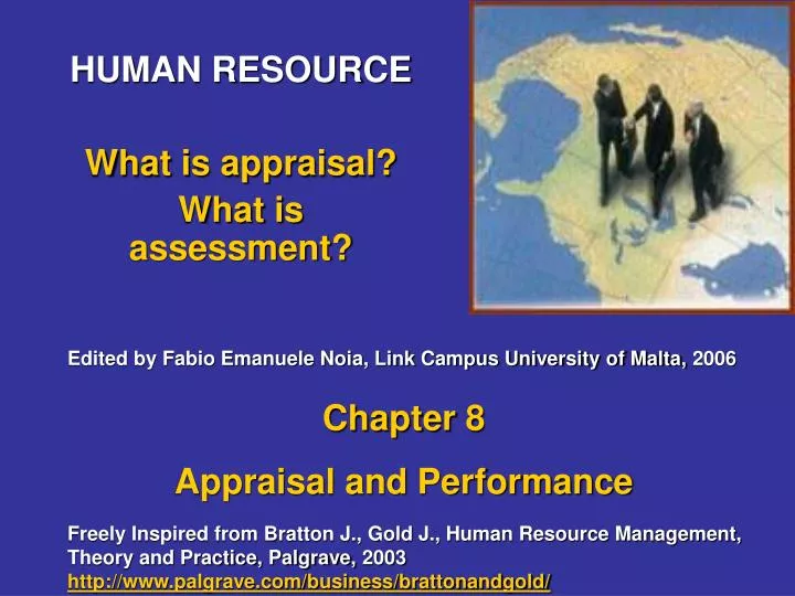 human resource what is appraisal what is assessment