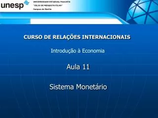 curso de rela es internacionais