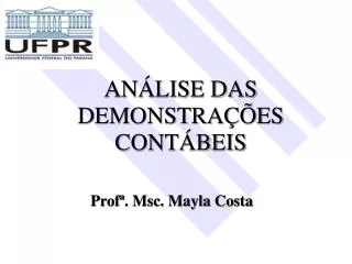 an lise das demonstra es cont beis