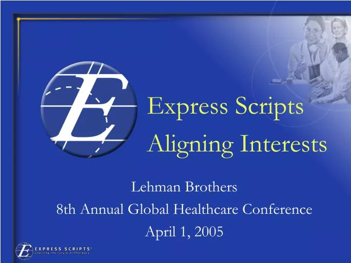 lehman brothers 8th annual global healthcare conference april 1 2005
