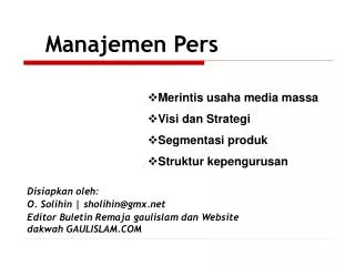 manajemen pers