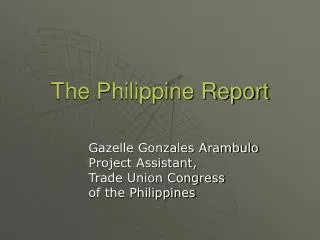 The Philippine Report