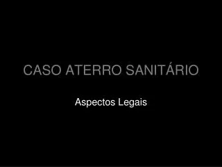 caso aterro sanit rio