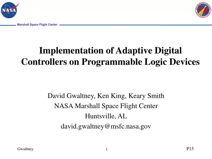 implementation of adaptive digital controllers on programmable logic devices