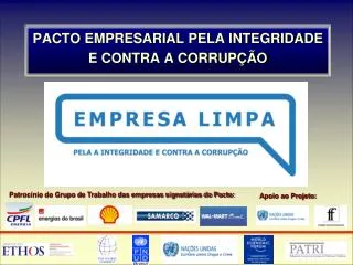 pacto empresarial pela integridade e contra a corrup o