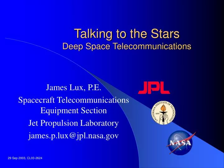 talking to the stars deep space telecommunications
