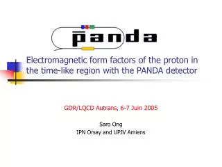 Electromagnetic form factors of the proton in the time-like region with the PANDA detector