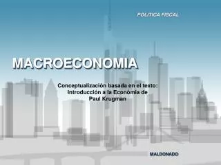 macroeconomia