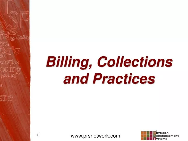 billing collections and practices