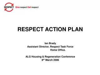 RESPECT ACTION PLAN