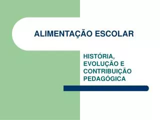alimenta o escolar