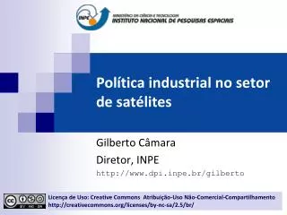 pol tica industrial no setor de sat lites