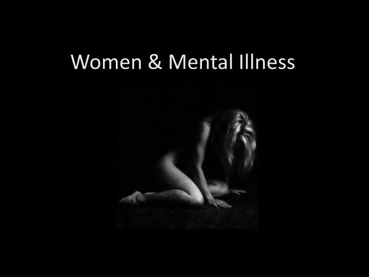 women mental illness