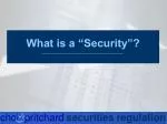 What is a “Security”? - slide 1