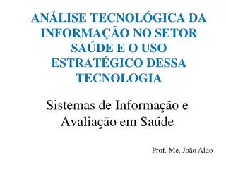 sistemas de informa o e avalia o em sa de