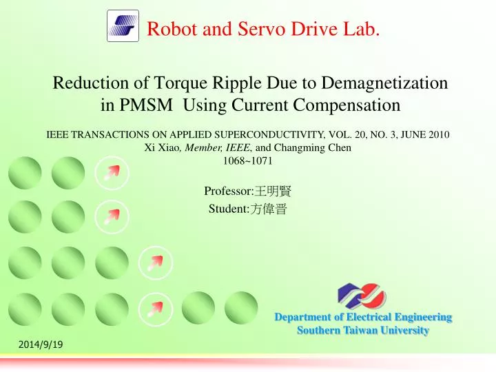 reduction of torque ripple due to demagnetization in pmsm using current compensation